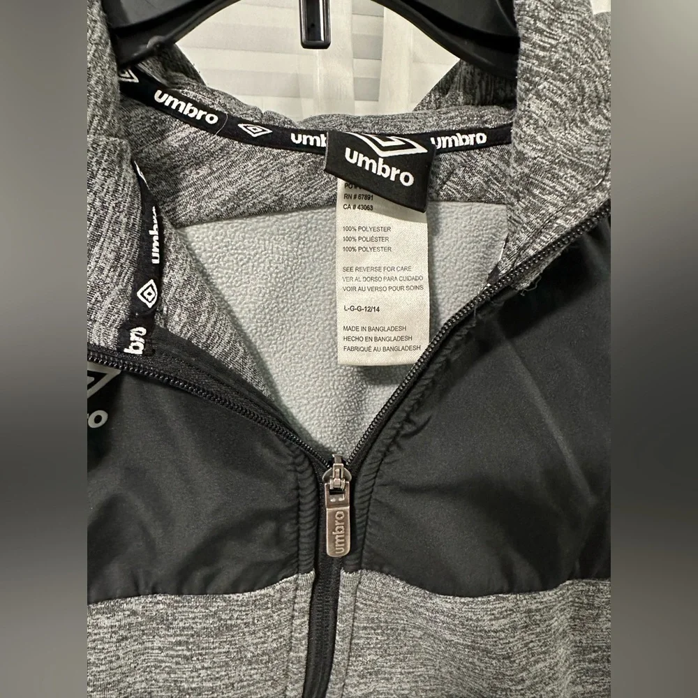 Full Zip Performance Hoodie- Youth Large